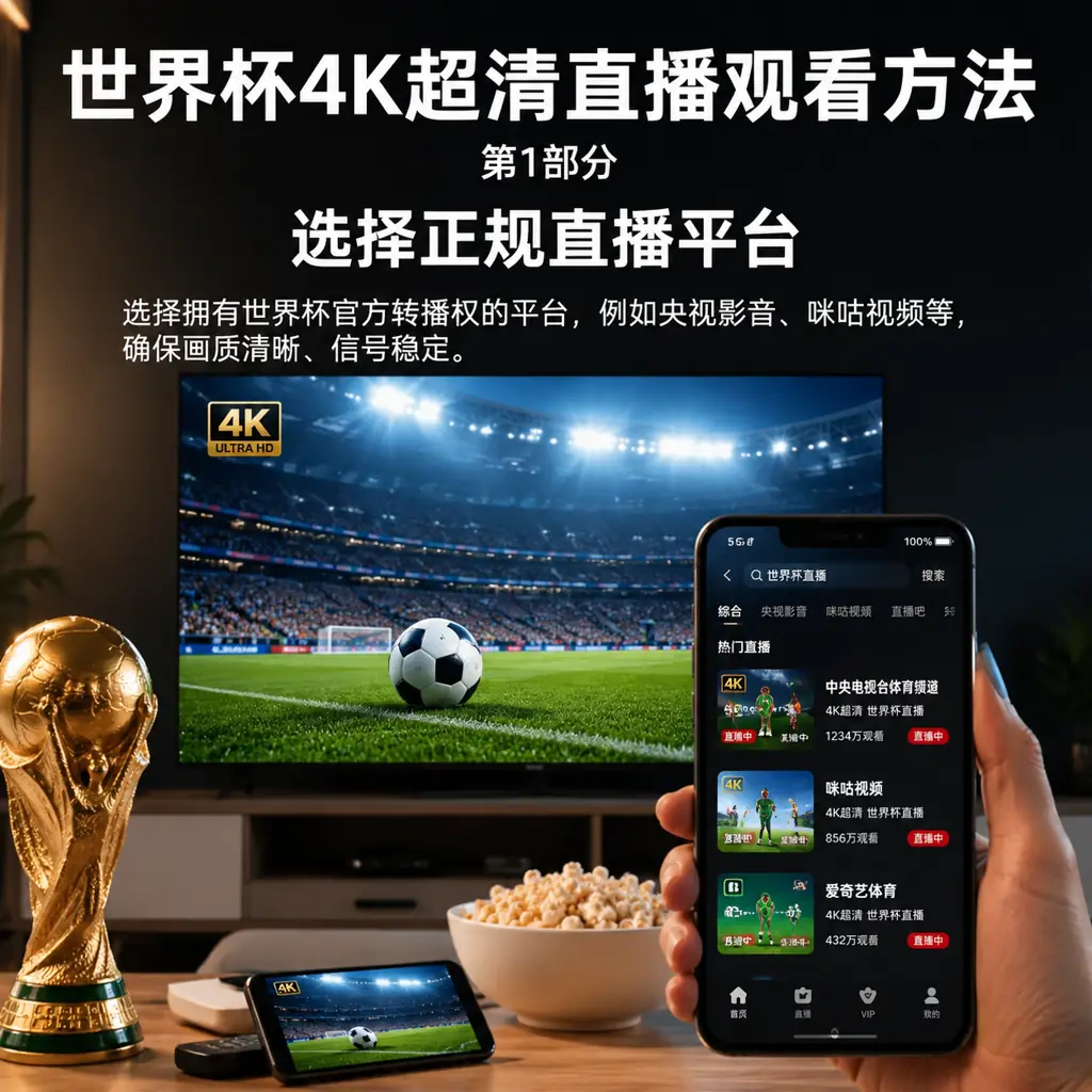 世界杯4K超清直播观看方法