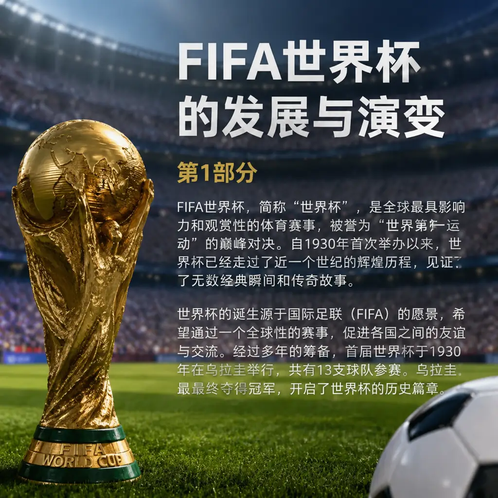 世界杯历史简介：FIFA世界杯的发展与演变