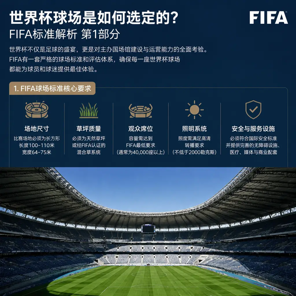 世界杯球场是如何选定的？FIFA标准解析