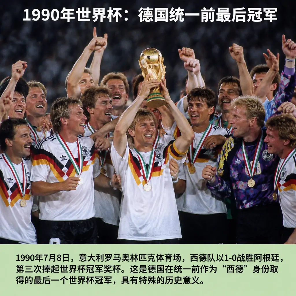 1990年世界杯：德国统一前最后冠军
