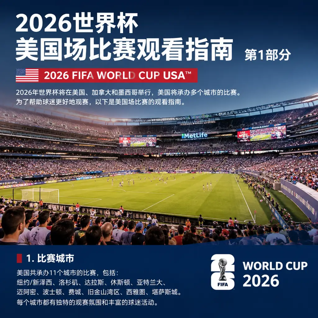 2026世界杯美国场比赛观看指南