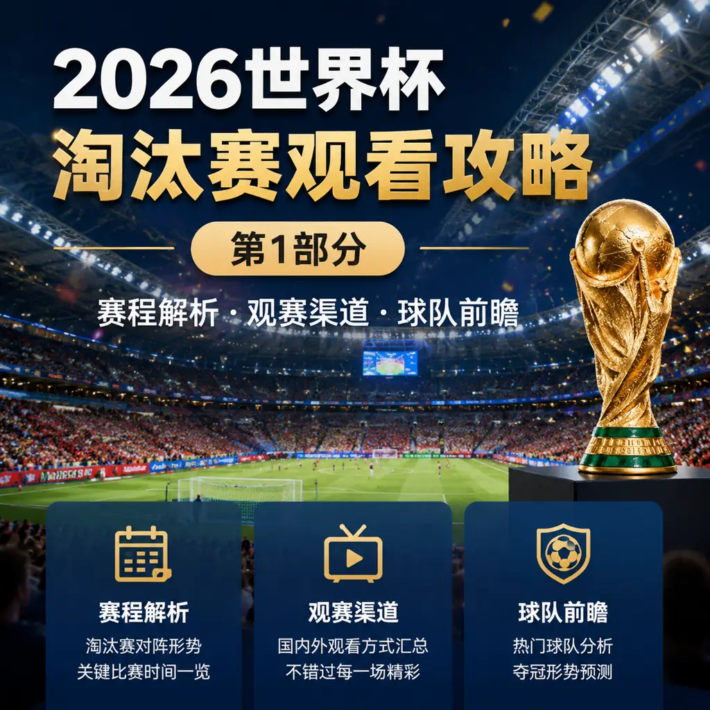 2026世界杯淘汰赛观看攻略