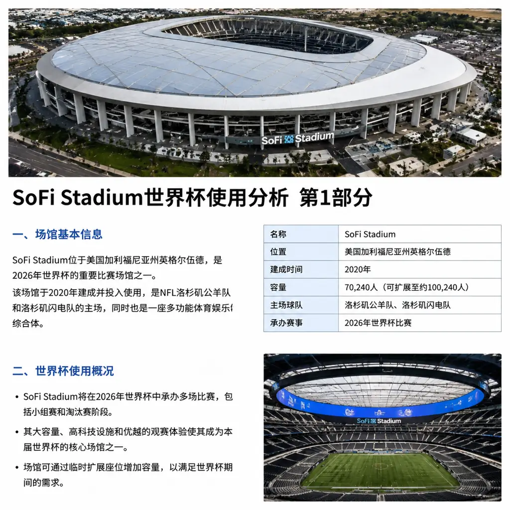 SoFi Stadium世界杯使用分析