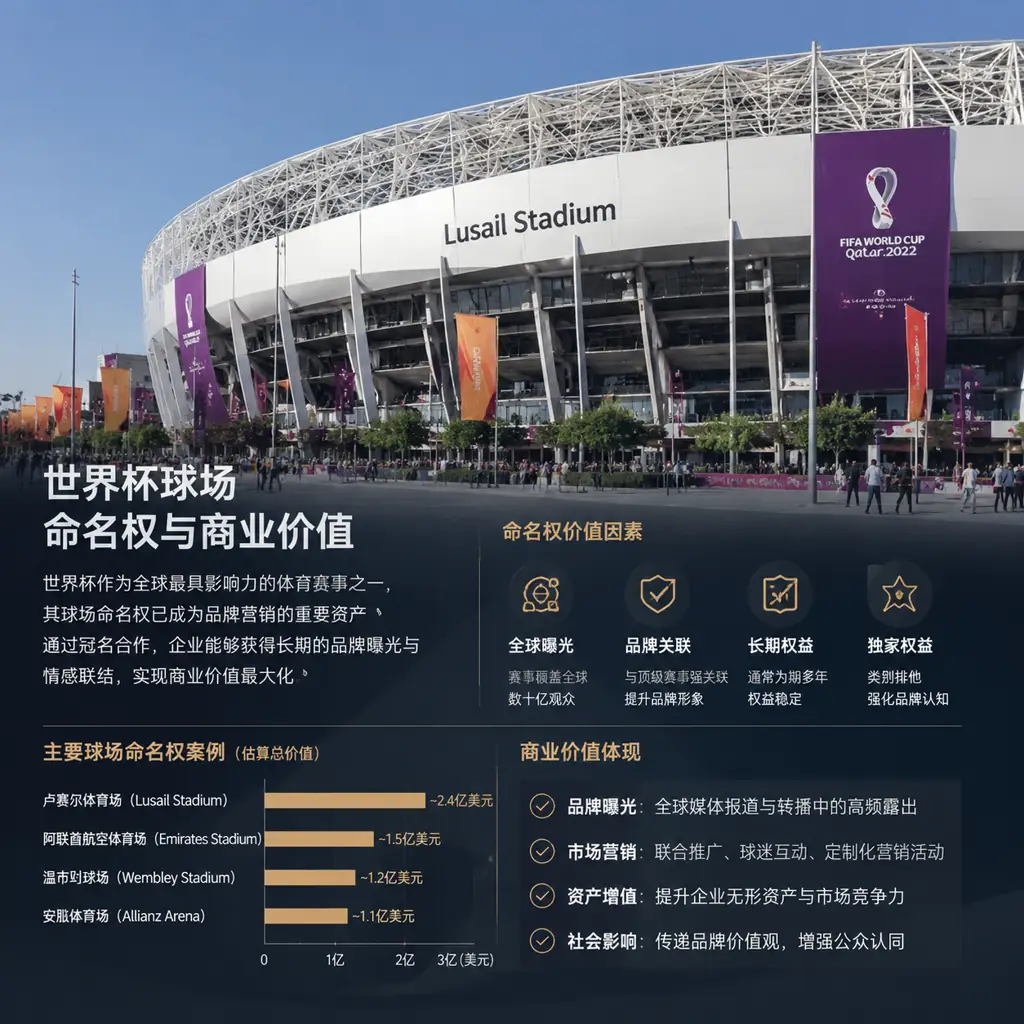 世界杯球场命名权与商业价值