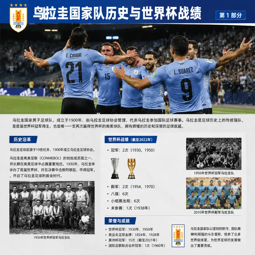 乌拉圭国家队历史与世界杯战绩